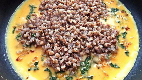 омлет с гречневым цветком