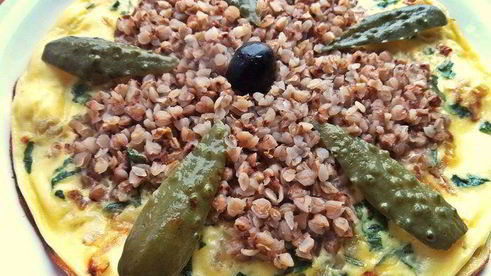 омлет с гречневым цветком