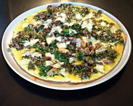 Омлет с лесными грибами