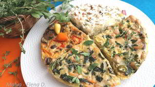 Омлет с овощами Времена года