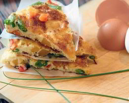 Омлет с овощами