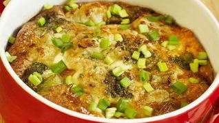 Омлет с цветной капустой и брокколи