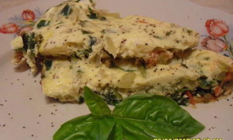 Рецепт омлета со спаржевой фасолью