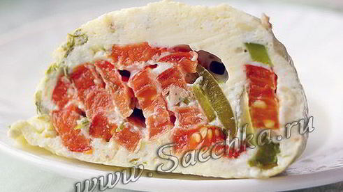 омлет в пакете