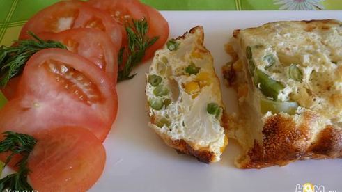 омлет весеннее настроение