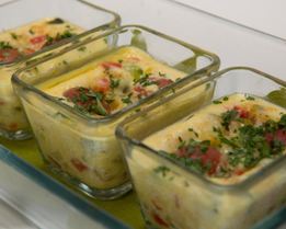 Паровая фриттата с овощами