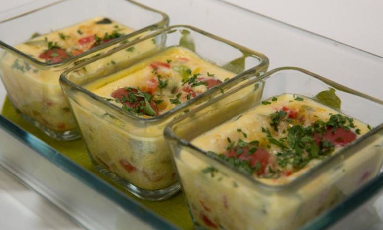 Рецепт паровой фриттаты с овощами