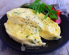Паровой омлет в микроволновке