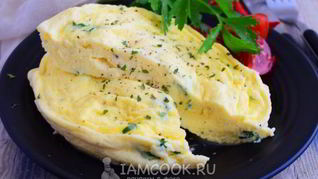 Паровой омлет в микроволновке