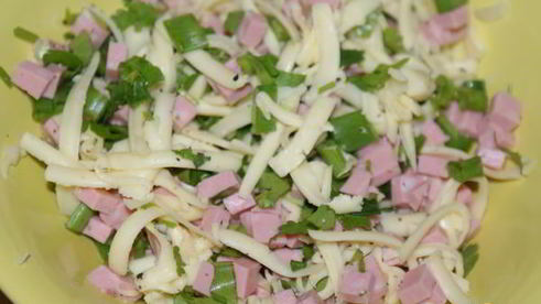 рулетики из омлета