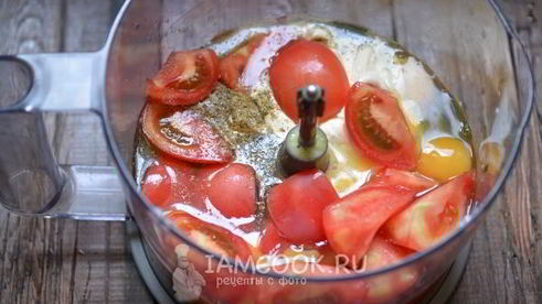 томатный омлет