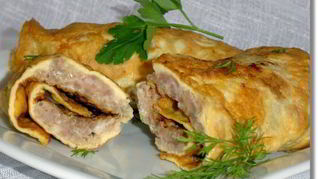 Вертуны — омлет с фаршем