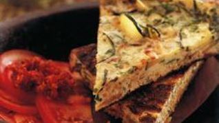 Эгга — Омлет с кабачками и луком по-арабски