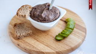 Паштет из фасоли, картофеля и мака