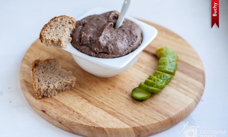 Рецепт паштета из фасоли, картофеля и мака