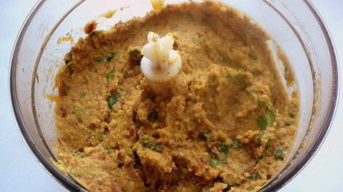 паштет из фасоли с грибами