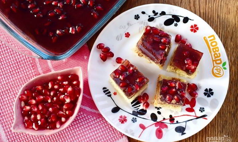 Рецепт паштета из куриной печени с коньяком и гранатовым желе