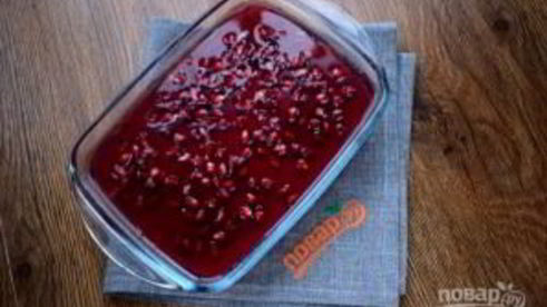 паштет из куриной печени с коньяком и гранатовым желе