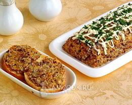 Паштет из опят с овощами