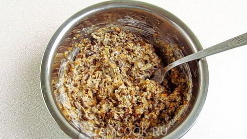 паштет из опят с овощами