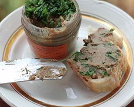 Паштет из печени с тыквой