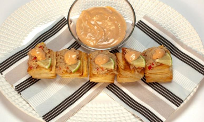 Рецепт паштета из пикши с хлебом и сладким перцем