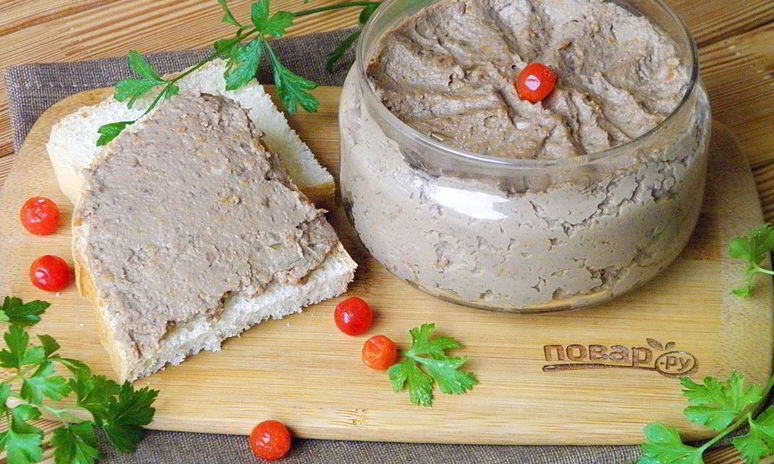 Рецепт печеночного паштета классического