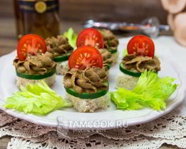 Сливочный паштет из говяжьей печени