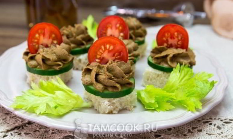 Рецепт сливочного паштета из говяжьей печени