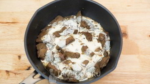 сливочный паштет из говяжьей печени