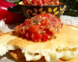 Печеная икра из баклажанов