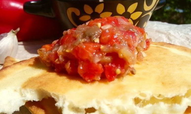 Рецепт печеной икры из баклажанов