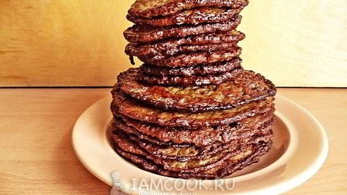 печеночный торт из говяжьей печени