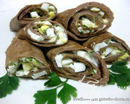 Печеночные рулетики