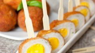 Перепелиные яйца по-шотландски