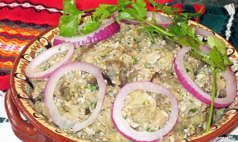 Рецепт пхалей из баклажанов