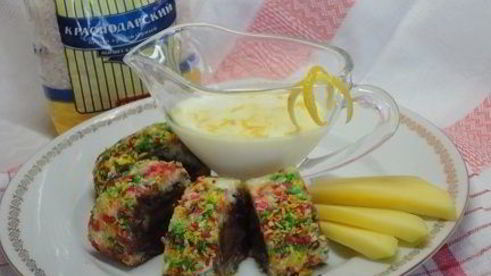 десертные роллы тропикана