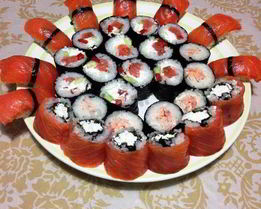 Нигири суши и роллы