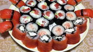 Нигири суши и роллы