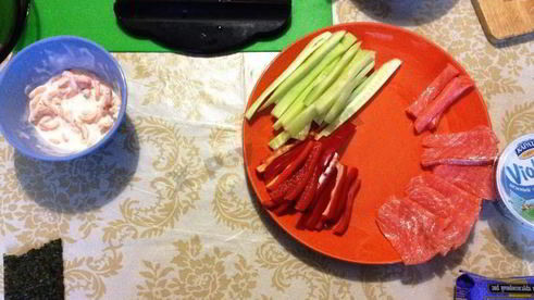 нигири суши и роллы