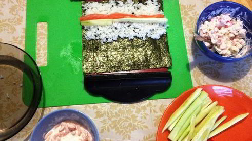 нигири суши и роллы