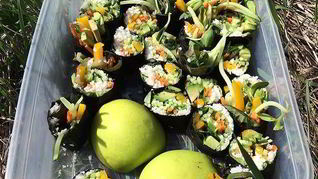 Овощные роллы без риса