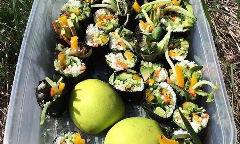 Рецепт овощных роллов без риса