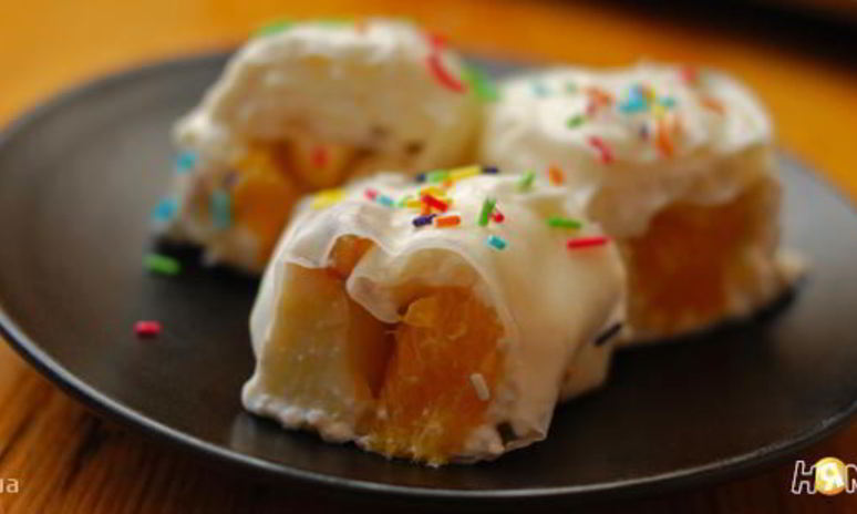 Рецепт рисовых фруктовых роллов