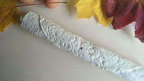 ролл с печенью трески