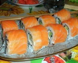 Роллы Филадельфия по-домашнему