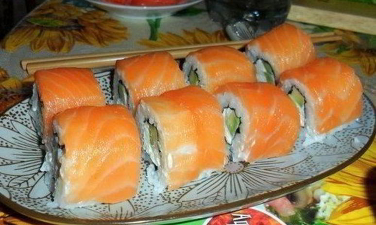 Рецепт роллов филадельфия по-домашнему