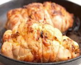 Роллы из курицы с плавленым сыром и брокколи