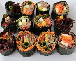 Роллы из моркови