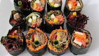 Роллы из моркови